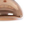 GLOBOSTAR® CRISTIN 999-0038 Μοντέρνο Κρεμαστό Φωτιστικό Οροφής με Ντουί 1 x G4 AC 220-240V IP20 - Χάλκινο - Μ18 x Π18 x Υ13cm