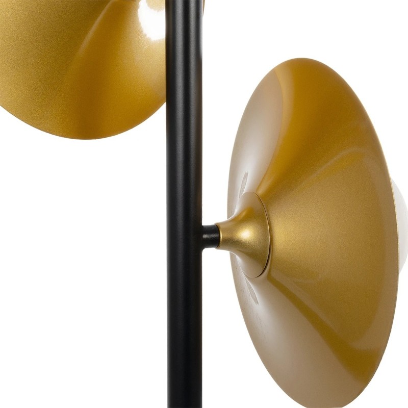 GLOBOSTAR® JOLIET 999-0046 Μοντέρνο Κρεμαστό Φωτιστικό Οροφής με Ντουί 3 x G9 AC 220-240V IP20 - Μαύρο & Χρυσό - Μ27 x Π27 x Y62cm