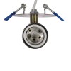 GloboStar® SARA 999-0062 Χωνευτό Φωτιστικό Οροφής Σποτ Μονόφωτο 1 x E27 IP20 Μπρούτζινο Μέταλλο - Μ8,5 x Π8,5 x Υ11cm