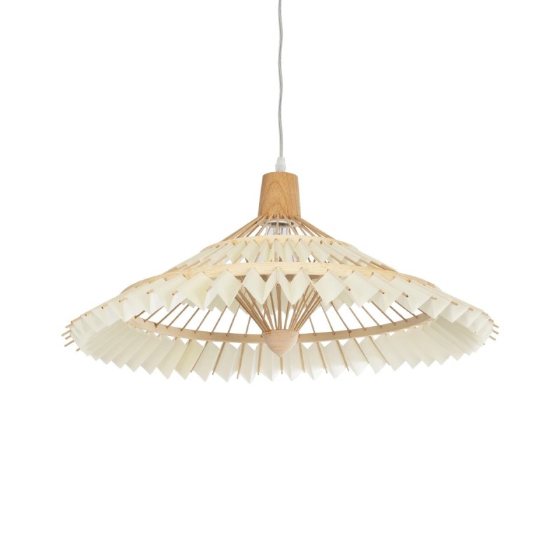 GLOBOSTAR® VENTALIA 999-0067 Boho Κρεμαστό Φωτιστικό Οροφής με Ντουί 1 x E27 AC 220-240V IP20 - Μπεζ - Μ60 x Π60 x Υ30cm