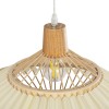 GLOBOSTAR® VENTALIA 999-0067 Boho Κρεμαστό Φωτιστικό Οροφής με Ντουί 1 x E27 AC 220-240V IP20 - Μπεζ - Μ60 x Π60 x Υ30cm