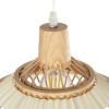 GLOBOSTAR® VENTALIA 999-0068 Boho Κρεμαστό Φωτιστικό Οροφής με Ντουί 1 x E27 AC 220-240V IP20 - Μπεζ - Μ40 x Π40 x Y23cm