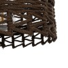 GLOBOSTAR® VERA 999-0069 Boho Κρεμαστό Φωτιστικό Οροφής με Ντουί 1 x E27 AC 220-240V IP20 - Καφέ - Μ50 x Π50 x Υ25cm