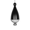 GLOBOSTAR® CARNEL 999-0110 Vintage Κρεμαστό Φωτιστικό Οροφής με Ντουί 1 x E27 AC 220-240V IP20 - Μαύρο - Μ26 x Π26 x Υ70cm