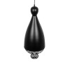 GLOBOSTAR® CARNEL 999-0110 Vintage Κρεμαστό Φωτιστικό Οροφής με Ντουί 1 x E27 AC 220-240V IP20 - Μαύρο - Μ26 x Π26 x Υ70cm