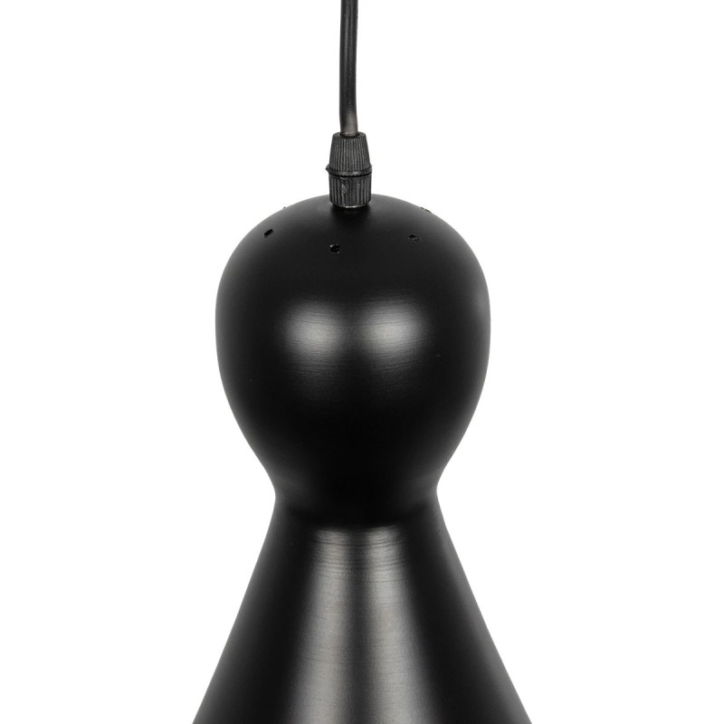 GLOBOSTAR® CARNEL 999-0110 Vintage Κρεμαστό Φωτιστικό Οροφής με Ντουί 1 x E27 AC 220-240V IP20 - Μαύρο - Μ26 x Π26 x Υ70cm