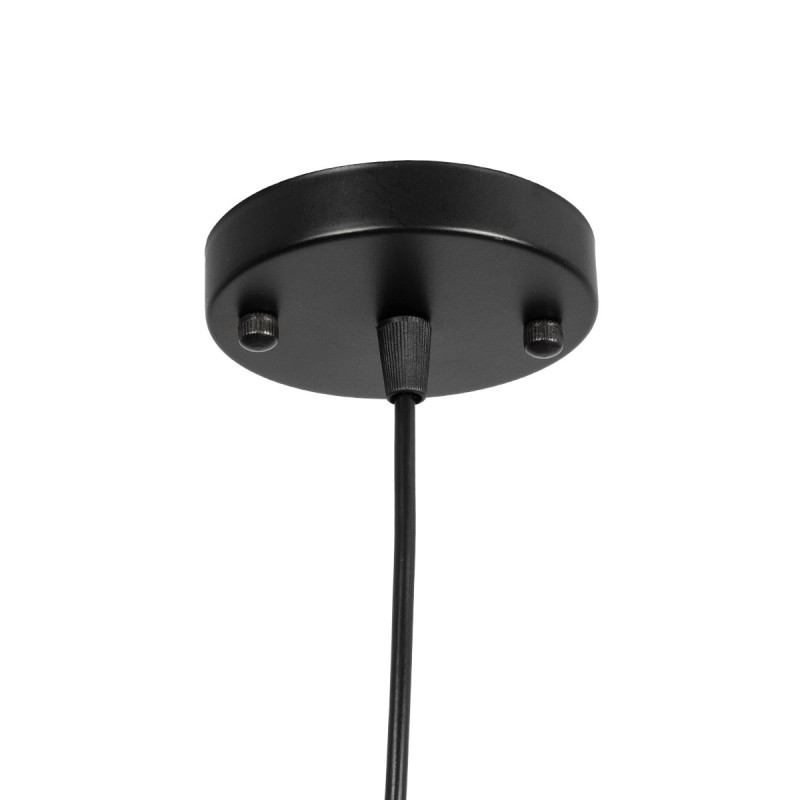 GLOBOSTAR® CARNEL 999-0110 Vintage Κρεμαστό Φωτιστικό Οροφής με Ντουί 1 x E27 AC 220-240V IP20 - Μαύρο - Μ26 x Π26 x Υ70cm