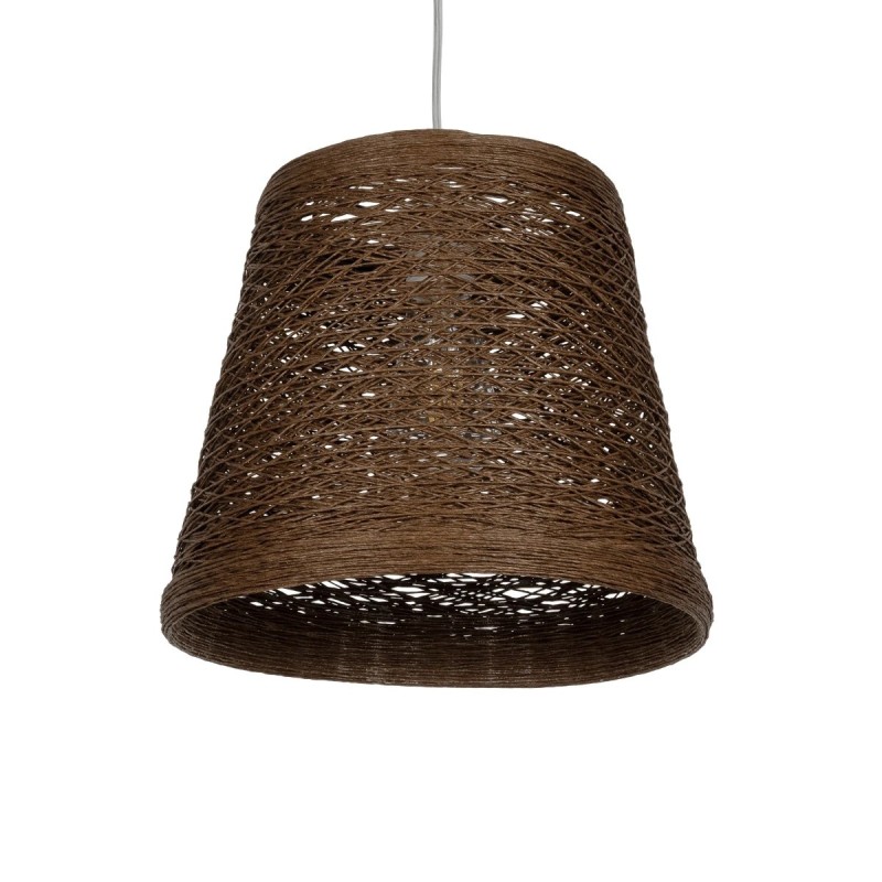 GLOBOSTAR® PLAYROOM 999-0145 Vintage Κρεμαστό Φωτιστικό Οροφής με Ντουί 1 x E27 AC 220-240V IP20 - Καφέ - Μ30 x Π30 x Υ30cm