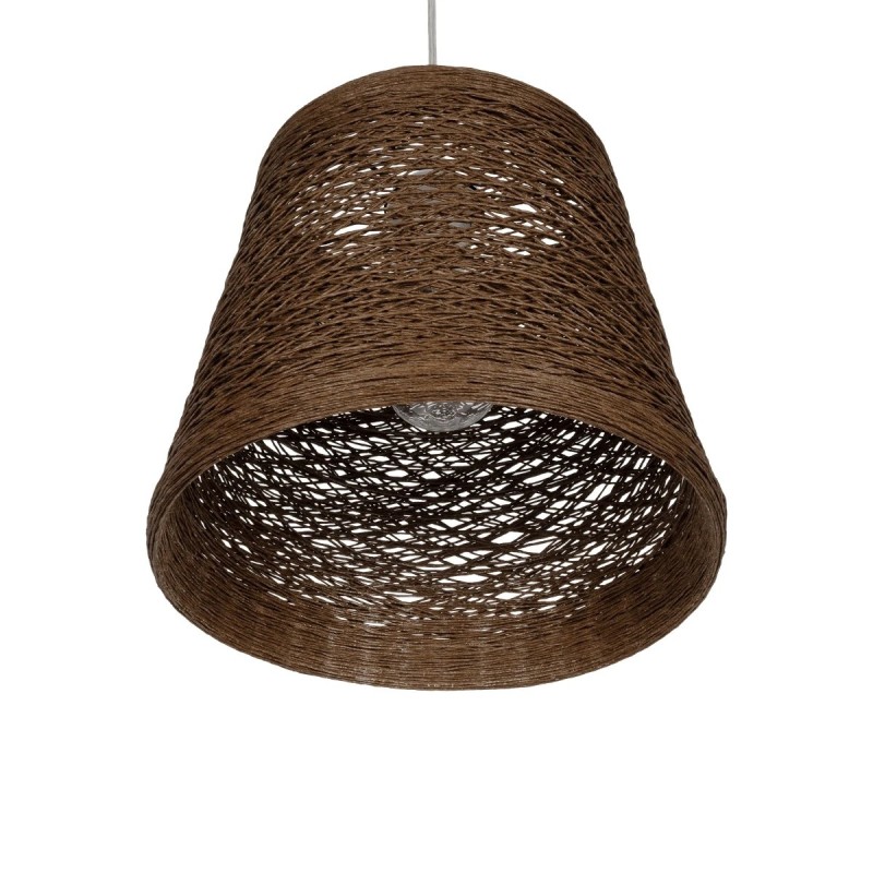 GLOBOSTAR® PLAYROOM 999-0145 Vintage Κρεμαστό Φωτιστικό Οροφής με Ντουί 1 x E27 AC 220-240V IP20 - Καφέ - Μ30 x Π30 x Υ30cm