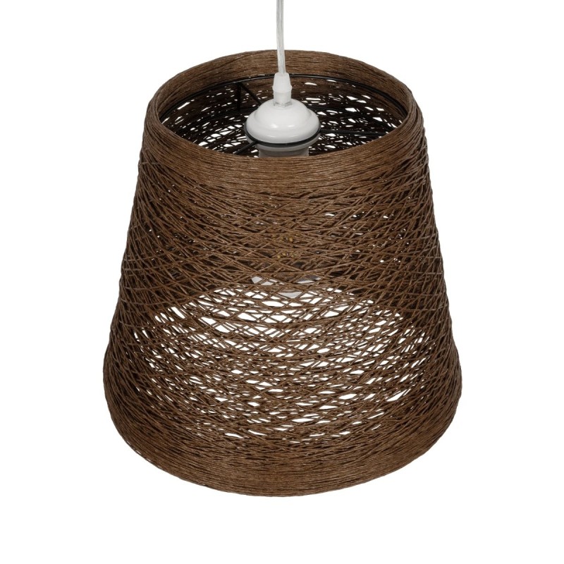 GLOBOSTAR® PLAYROOM 999-0145 Vintage Κρεμαστό Φωτιστικό Οροφής με Ντουί 1 x E27 AC 220-240V IP20 - Καφέ - Μ30 x Π30 x Υ30cm