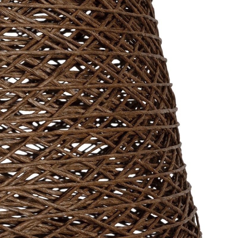 GLOBOSTAR® PLAYROOM 999-0145 Vintage Κρεμαστό Φωτιστικό Οροφής με Ντουί 1 x E27 AC 220-240V IP20 - Καφέ - Μ30 x Π30 x Υ30cm