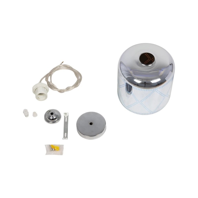 GLOBOSTAR® NEPTUNE 999-0149 Μοντέρνο Κρεμαστό Φωτιστικό Οροφής με Ντουί 1 x E27 AC 220-240V IP20 - Πολύχρωμο - Μ18 x Π18 x Υ25cm