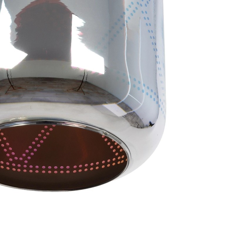 GLOBOSTAR® NEPTUNE 999-0149 Μοντέρνο Κρεμαστό Φωτιστικό Οροφής με Ντουί 1 x E27 AC 220-240V IP20 - Πολύχρωμο - Μ18 x Π18 x Υ25cm