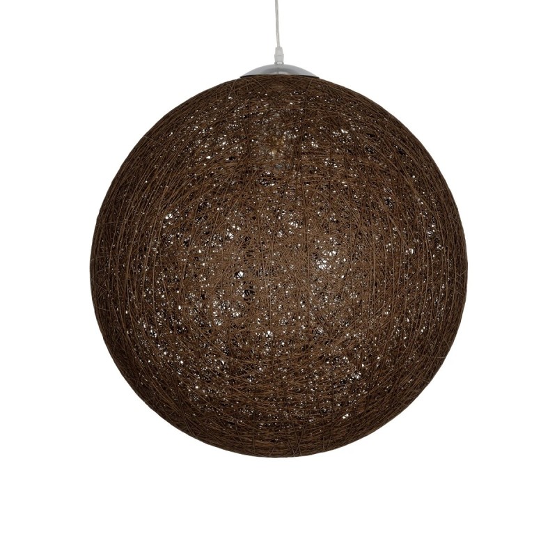 GLOBOSTAR® OCEANA 999-0156 Boho Κρεμαστό Φωτιστικό Οροφής με Ντουί 1 x E27 AC 220-240V IP20 - Καφέ - Μ60 x Π60 x Υ60cm