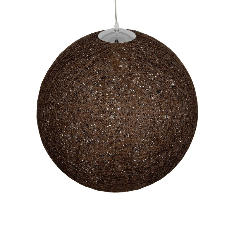 GLOBOSTAR® OCEANA 999-0156 Boho Κρεμαστό Φωτιστικό Οροφής με Ντουί 1 x E27 AC 220-240V IP20 - Καφέ - Μ60 x Π60 x Υ60cm