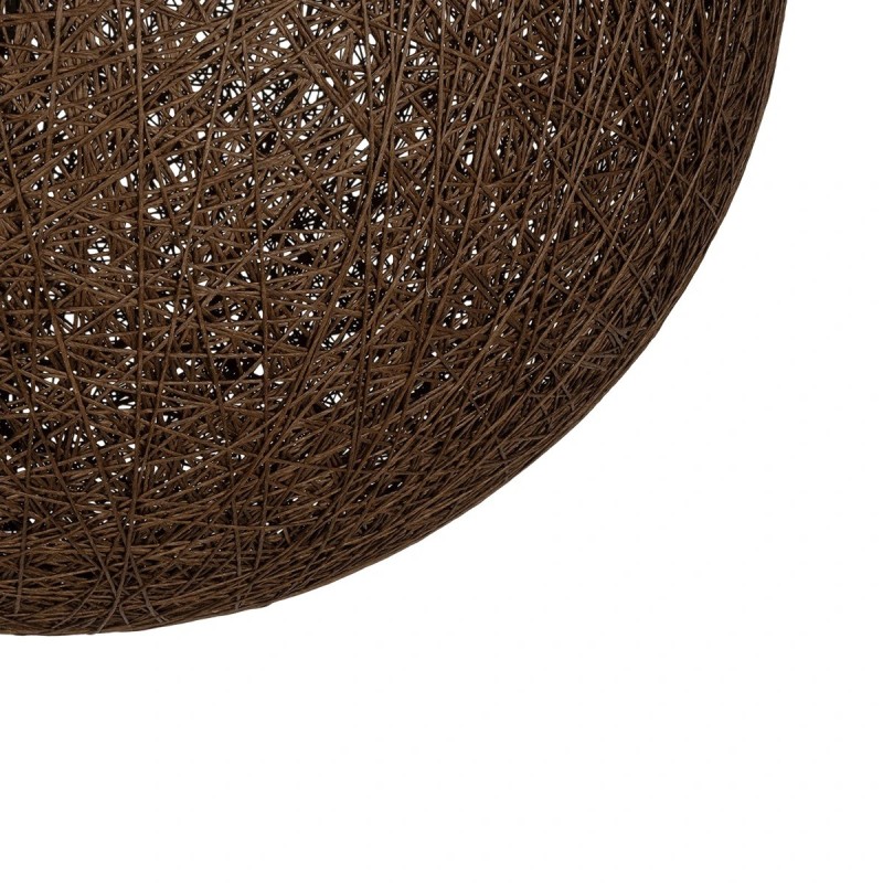 GLOBOSTAR® OCEANA 999-0156 Boho Κρεμαστό Φωτιστικό Οροφής με Ντουί 1 x E27 AC 220-240V IP20 - Καφέ - Μ60 x Π60 x Υ60cm