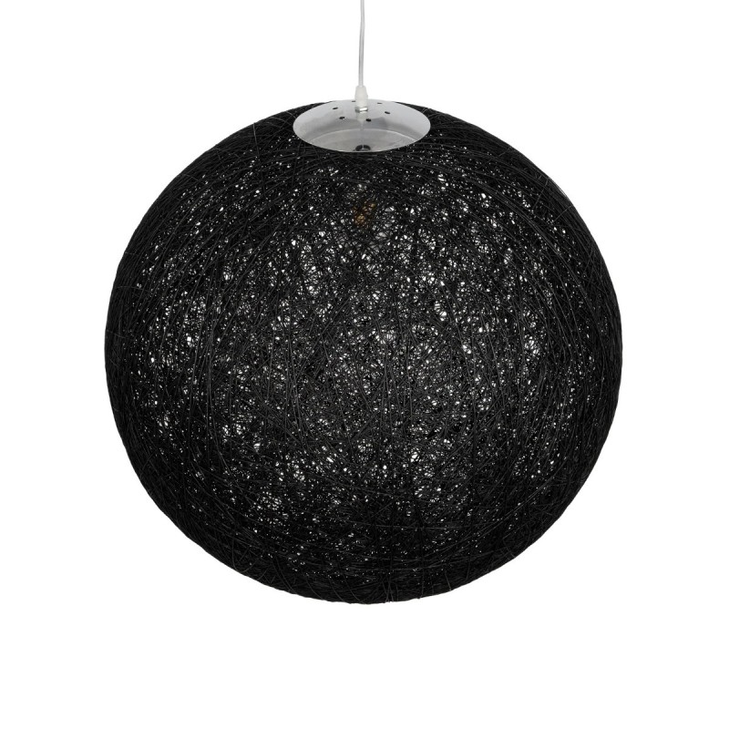 GLOBOSTAR® OCEANA 999-0157 Boho Κρεμαστό Φωτιστικό Οροφής με Ντουί 1 x E27 AC 220-240V IP20 - Μαύρο - Μ60 x Π60 x Υ60cm