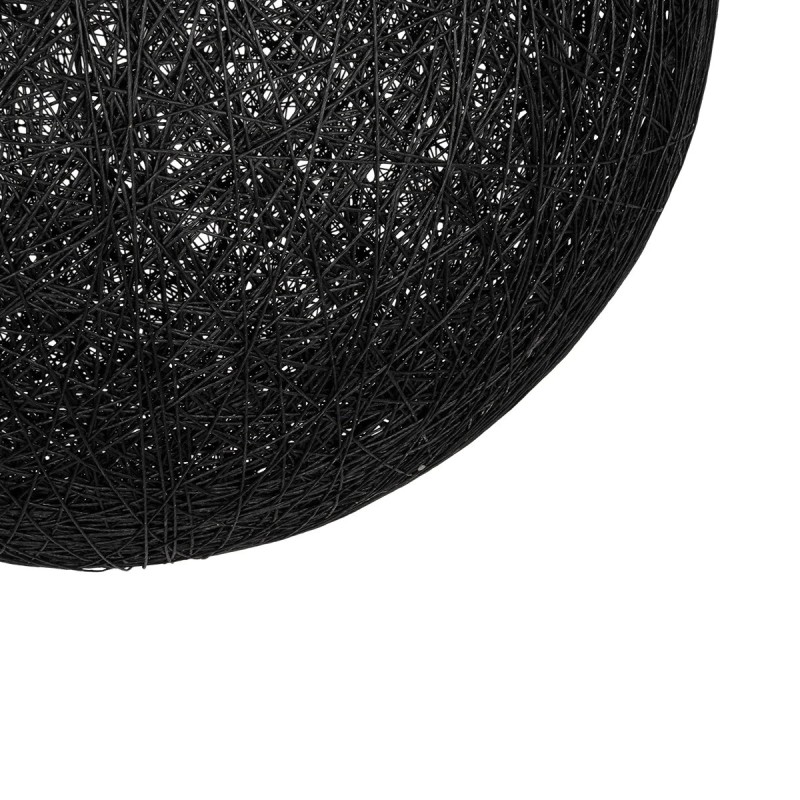 GLOBOSTAR® OCEANA 999-0157 Boho Κρεμαστό Φωτιστικό Οροφής με Ντουί 1 x E27 AC 220-240V IP20 - Μαύρο - Μ60 x Π60 x Υ60cm