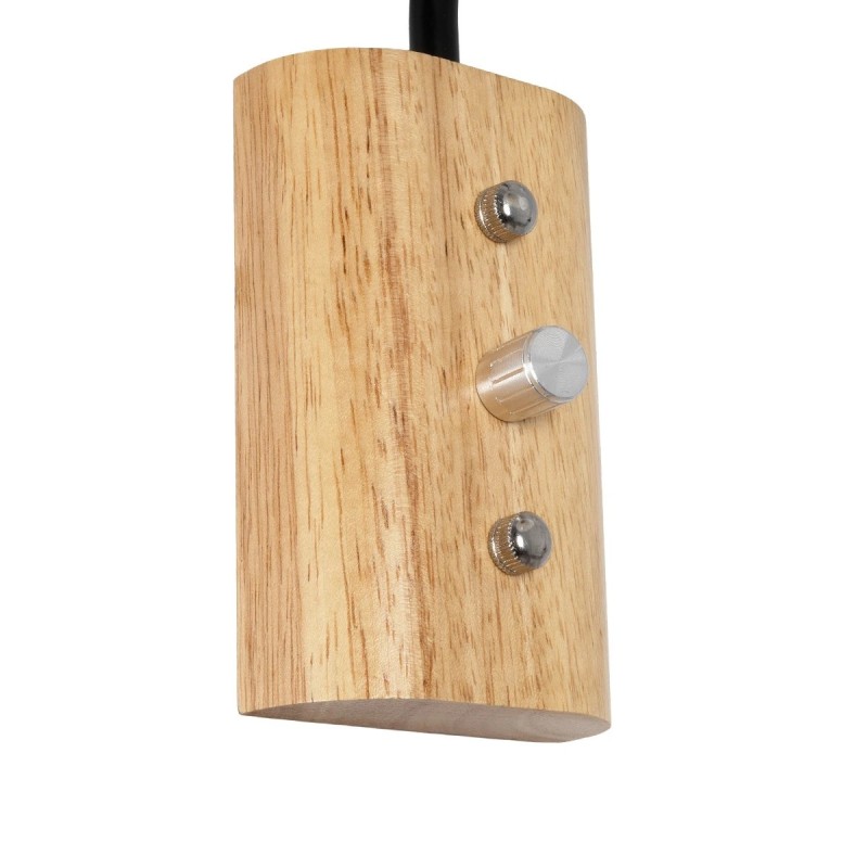 GLOBOSTAR® ALESSIA 999-0177 Μοντέρνο Φωτιστικό Τοίχου - Απλίκα με Ντουί 1 x E27 AC 220-240V IP20 - Μπεζ & Μαύρο - Μ18 x Π26 x Υ29cm