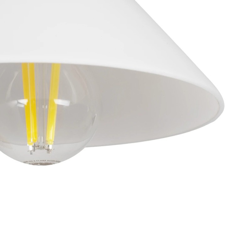 GLOBOSTAR® ALESSIA 999-0178 Μοντέρνο Φωτιστικό Τοίχου - Απλίκα με Ντουί 1 x E27 AC 220-240V IP20 - Μπεζ & Λευκό - Μ18 x Π26 x Υ29cm