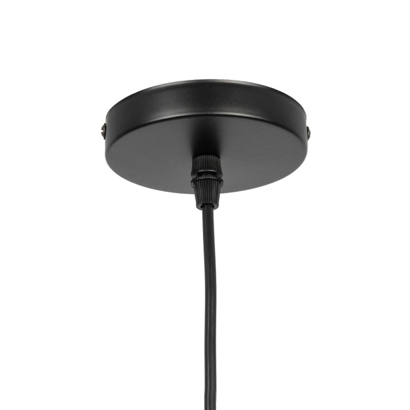 GLOBOSTAR® OLIVER 999-0188 Vintage Κρεμαστό Φωτιστικό Οροφής με Ντουί 1 x E27 AC 220-240V IP20 - Μελί & Μαύρο - Μ14 x Π14 x Υ30cm