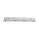 GLOBOSTAR® VIGAS 999-0250 Γραμμικό Βιομηχανικό Φωτιστικό Σκαφάκι Tri-Proof με Μεταλλικά Clips για 2 x Λάμπες T8 G13 90cm Τύπου Φθορίου LED Τροφοδοσίας Ενός Άκρου 120° AC 220-240V Αδιάβροχο IP65 - Γκρι με Διάφανο Κάλυμμα Πλαστικό PC - Μ100 x Π15 x Υ10cm
