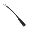GLOBOSTAR® CONNECTOR 999-0265 2 Pin Σύνδεσμος Τροφοδοσίας για Wall Washers & Προβολείς με Είσοδο 2 x 0.25mm2 & Έξοδο 1 x Αρσενικό Βύσμα Αδιάβροχο IP65 - Μαύρο - Μ20 x Π1.5 x Υ1.5cm