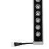 GLOBOSTAR® WASHERPANDA 999-0272 Μπάρα Φωτισμού Wall Washer LED 36W 3960lm 15° DC 24V Αδιάβροχο IP67 Θερμό Λευκό 2700K Dimmable - Bridgelux SMD Chip - Γκρι Ανθρακί - Μ100 x Π4 x Υ3cm - 3 Χρόνια Εγγύηση