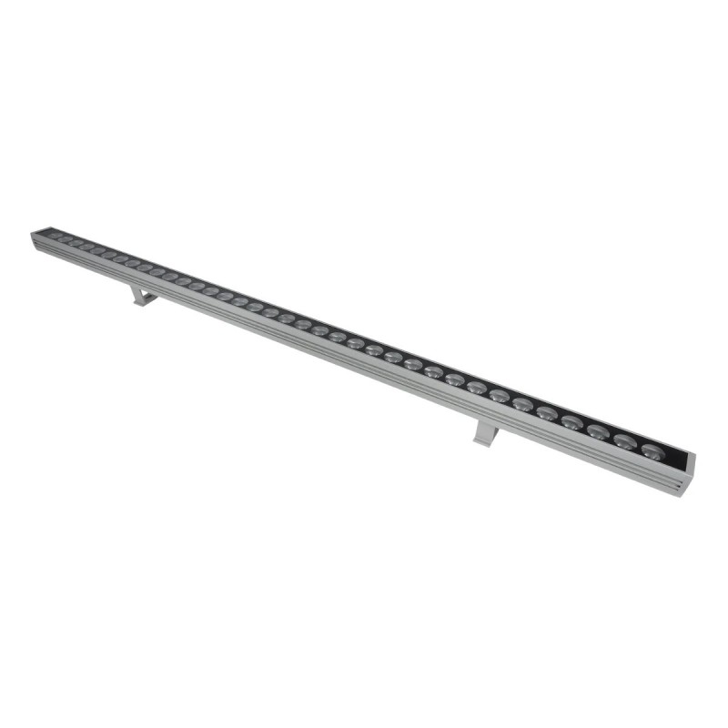 GLOBOSTAR® WASHERPANDA 999-0273 Μπάρα Φωτισμού Wall Washer LED 36W 4140lm 15° DC 24V Αδιάβροχο IP67 Φυσικό Λευκό 4500K Dimmable - Bridgelux SMD Chip - Γκρι Ανθρακί - Μ100 x Π4 x Υ3cm - 3 Χρόνια Εγγύηση