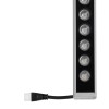 GLOBOSTAR® WASHERPANDA 999-0273 Μπάρα Φωτισμού Wall Washer LED 36W 4140lm 15° DC 24V Αδιάβροχο IP67 Φυσικό Λευκό 4500K Dimmable - Bridgelux SMD Chip - Γκρι Ανθρακί - Μ100 x Π4 x Υ3cm - 3 Χρόνια Εγγύηση