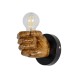 GloboStar® FIST 01138 Μοντέρνο Επιτοίχιο Φωτιστικό Απλίκα Μονόφωτο 1 x E27 IP20 Καφέ Γύψο - Μ15 x Π10 x Υ10cm GloboStar® FIST 01138 Μοντέρνο Επιτοίχιο Φωτιστικό Απλίκα Μονόφωτο 1 x E27 IP20 Καφέ Γύψο - Μ15 x Π10 x Υ10cm