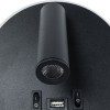 GLOBOSTAR® LADY-R 60938 Μοντέρνο Φωτιστικό Τοίχου - Απλίκα Ξενοδοχείου Reading Light με Φορτιστή USB 3A LED 6W 600lm 36° & 360° AC 220-240V IP20 Φυσικό Λευκό 4500K - Bridgelux COB Chip & TÜV SÜD Driver - Μαύρο Ματ - Μ15 x Π15 x Υ7cm - 3 Χρόνια Εγγ