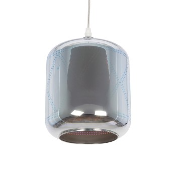 GLOBOSTAR® NEPTUNE 999-0149 Μοντέρνο Κρεμαστό Φωτιστικό Οροφής με Ντουί 1 x E27 AC 220-240V IP20 - Πολύχρωμο - Μ18 x Π18 x Υ25cm