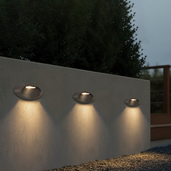 kelvo® STEPART KLV-101-0099 Φωτιστικό Σκαλοπατιού / Διαδρόμου LED 3W 375lm 45° AC 220-240V Αδιάβροχο IP65 Θερμό Λευκό 2700K - Lumileds SMD Chip & TÜV SÜD Driver - Γκρι Ανθρακί Ματ - Μ26 x Π5.5 x Υ13cm - 5 Χρόνια Εγγύηση