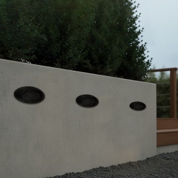 kelvo® STEPART KLV-101-0098 Φωτιστικό Σκαλοπατιού / Διαδρόμου LED 3W 375lm 45° AC 220-240V Αδιάβροχο IP65 Θερμό Λευκό 2700K - Lumileds SMD Chip & TÜV SÜD Driver - Μαύρο Ματ - Μ26 x Π5.5 x Υ13cm - 5 Χρόνια Εγγύηση