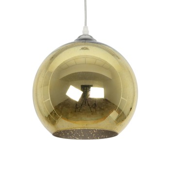 GLOBOSTAR® SATURN 999-0147 Μοντέρνο Κρεμαστό Φωτιστικό Οροφής με Ντουί 1 x E27 AC 220-240V IP20 - Πολύχρωμο - Μ25 x Π25 x Υ22cm