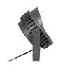 GloboStar® TREELIGHT-VINA 90359 Σποτ Φωτισμού με Αντιθαμβωτική Γρίλια Ειδικό για Φυτά - Δέντρα με Βάση Κήπου / Καρφωτό LED 24W 2040lm 10° DC 24V Αδιάβροχο IP65 L21.5 x W18.3 x H14cm Αρχιτεκτονικό Πορτοκαλί 2200K - Γκρι Ανθρακί - 3 Years Warranty