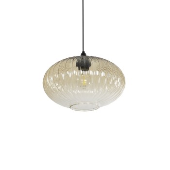 GLOBOSTAR® PERA 206-0012 Μοντέρνο Κρεμαστό Φωτιστικό Οροφής με Ντουί 1 x E27 AC 220-240V IP20 - Mελί - Μ30 x Π30 x Υ22cm