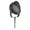 GloboStar® TREELIGHT-VINA 90359 Σποτ Φωτισμού με Αντιθαμβωτική Γρίλια Ειδικό για Φυτά - Δέντρα με Βάση Κήπου / Καρφωτό LED 24W 2040lm 10° DC 24V Αδιάβροχο IP65 L21.5 x W18.3 x H14cm Αρχιτεκτονικό Πορτοκαλί 2200K - Γκρι Ανθρακί - 3 Years Warranty