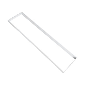 GLOBOSTAR® PANELBASE 60221 Επιτοίχιο Πλαίσιο Στήριξης Ειδικό για Πάνελ 120x30cm - Μ120 x Π30 x Υ4.4cm