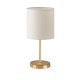 GloboStar® GLOSSY 204-0078 Μοντέρνο Eπιτραπέζιο Φωτιστικό Πορτατίφ Μονόφωτο 1 x E27 IP20 Χρυσό Μέταλλο με Μπεζ Ύφασμα - Μ15 x Π15 x Υ39cm GloboStar® GLOSSY 204-0078 Μοντέρνο Eπιτραπέζιο Φωτιστικό Μονόφωτο 1 x E27 IP20 Χρυσό Μέταλλο με Μπεζ Ύφασμα - Μ15 x Π15 x Υ39cm