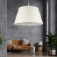 GloboStar® TRIANGLE 204-0089 Μοντέρνο Κρεμαστό Φωτιστικό Kαπέλο Μονόφωτο 1 x E27 IP20 Λευκό Ύφασμα - Μ37 x Π37 x Υ70cm GloboStar® TRIANGLE 204-0089 Μοντέρνο Κρεμαστό Φωτιστικό Kαπέλο Μονόφωτο 1 x E27 IP20 Λευκό Ύφασμα - Μ37 x Π37 x Υ70cm