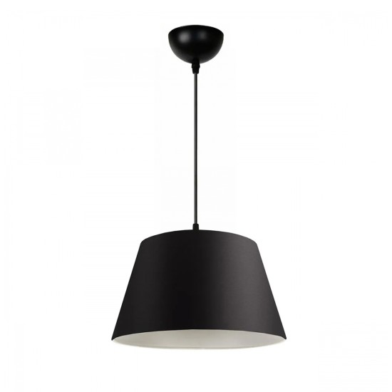 GloboStar® TRIANGLE 204-0088 Μοντέρνο Κρεμαστό Φωτιστικό Kαπέλο Μονόφωτο 1 x E27 IP20 Μαύρο Ύφασμα - Μ37 x Π37 x Υ70cm GloboStar® TRIANGLE 204-0088 Μοντέρνο Κρεμαστό Φωτιστικό Kαπέλο Μονόφωτο 1 x E27 IP20 Μαύρο Ύφασμα - Μ37 x Π37 x Υ70cm