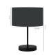 GloboStar® LARA 204-0076 Μοντέρνο Eπιτραπέζιο Φωτιστικό Πορτατίφ Μονόφωτο 1 x E27 IP20 Μαύρο Μέταλλο με Μαύρο Ύφασμα - Μ24 x Π24 x Υ35cm GloboStar® LARA 204-0076 Μοντέρνο Eπιτραπέζιο Φωτιστικό Μονόφωτο 1 x E27 IP20 Μαύρο Μέταλλο με Γκρι Ύφασμα - Μ24 x Π24 x Υ35cm