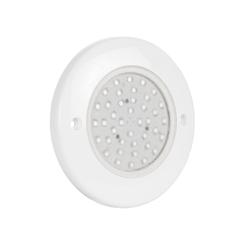 GLOBOSTAR® POOLARTY 61718 Υποβρύχιο Φωτιστικό για Σιντριβάνια/Πισίνες LED 8W 560lm 120° DC 12V Αδιάβροχο IP68 RGB Dimmable - Bridgelux SMD Chip - 1m VDE Rubber Καλώδιο - Μ13 x Π13 x Υ2cm - 3 Χρόνια Εγγύηση