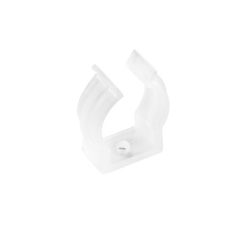 GloboStar® CON-NEONIO 90778 Βάση Στήριξης Ω για την NEONIO Digital Neon Flex LED 14.4W/m 12VDC με Π2 x Υ2cm - Διάφανο - Μ2.3 x Π2 x Υ2.7cm