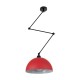 GloboStar® LOTUS 00938 Μοντέρνο Φωτιστικό Οροφής Καμπάνα Μονόφωτο 1 x E27 IP20 Κόκκινο, Μαύρο & Λευκό Μέταλλο - Μ30 x Π30 x Υ21cm GloboStar® LOTUS 00938 Μοντέρνο Φωτιστικό Οροφής Καμπάνα Μονόφωτο 1 x E27 IP20 Κόκκινο, Μαύρο & Λευκό Μέταλλο - Μ30 x Π30 x Υ21cm