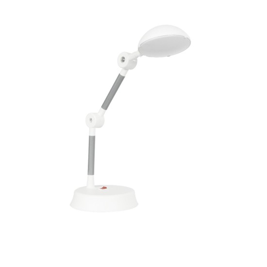 GloboStar® 202-0062 Μοντέρνο Επιτραπέζιο Φωτιστικό LED 6W 540lm 120° AC220-240V IP20 Ψυχρό Λευκό 6000K Λευκό Πλαστικό - Μ20 x Π14.5 xΥ33cm  - 2 Χρόνια Εγγύηση