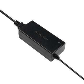 GLOBOSTAR® VOLTIX GLB-107-0007 Τροφοδοτικό/Μετασχηματιστής Class II SELV 60W 2.5A AC 220-240V σε DC 24V IP20 - Μαύρο Ματ - Μ11.5 x Π5 x Υ3.2cm - 3 Χρόνια Εγγύηση