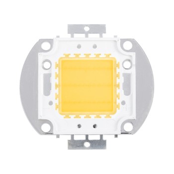 GloboStar® 73764 Υψηλής Ισχύος LED COB BRIDGELUX 30W 2400lm DC 28-32V - Μ5.5 x Π5.2 x Υ0.4cm - Θερμό Λευκό 2700K - 2 Χρόνια Εγγύηση